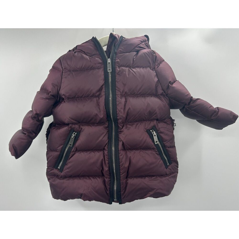 Burberry Puffer Hooded Duck Down Belted Infant Jacket 12M